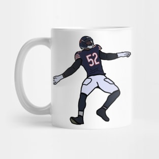 Khalil Mack Sack Celebration Chicago Bears NFL Mug